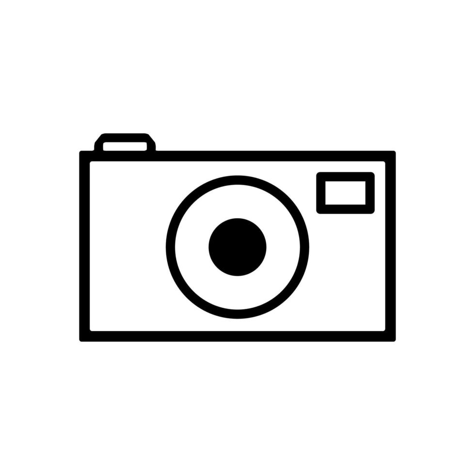 vector de diseño de icono de fotografía de cámara