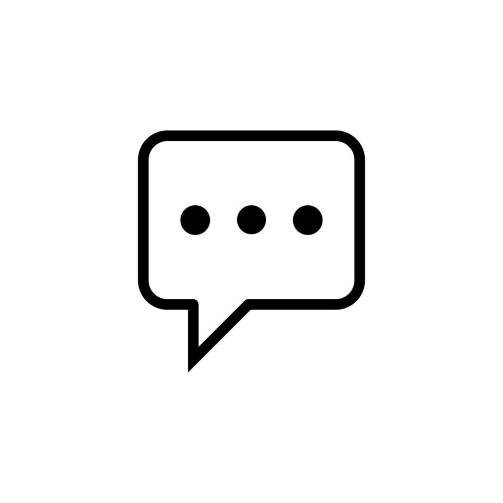 chat bubble icon design vector template