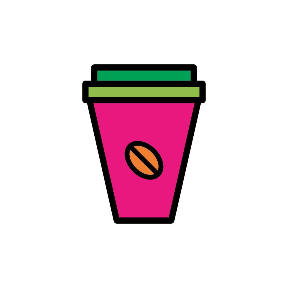 coffee paper cup A1 vector