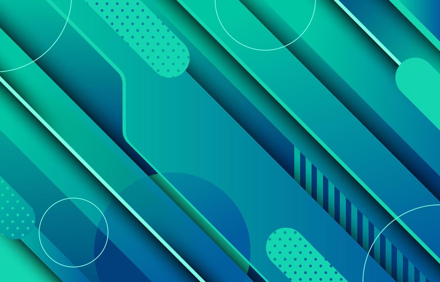 Abstract Blue and Green Combo Gradient vector