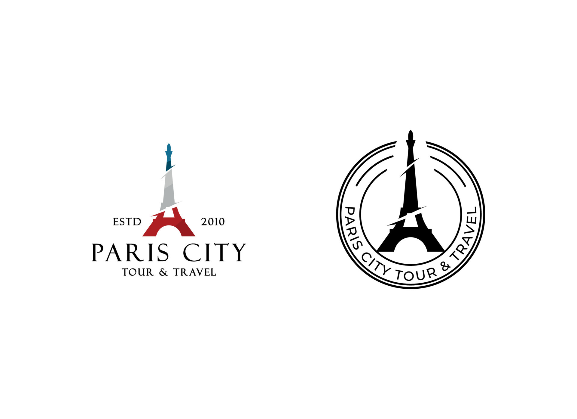 Paris Eiffel tower travel landmark vector design. 17067189 Vector Art