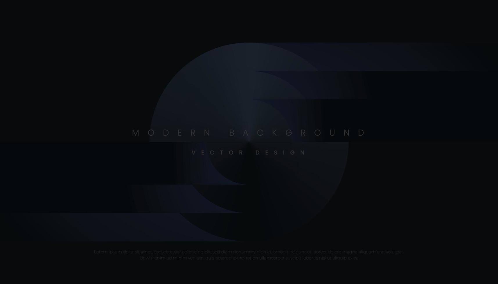 Dark Premium Background with Modern Geometric Shapes vector