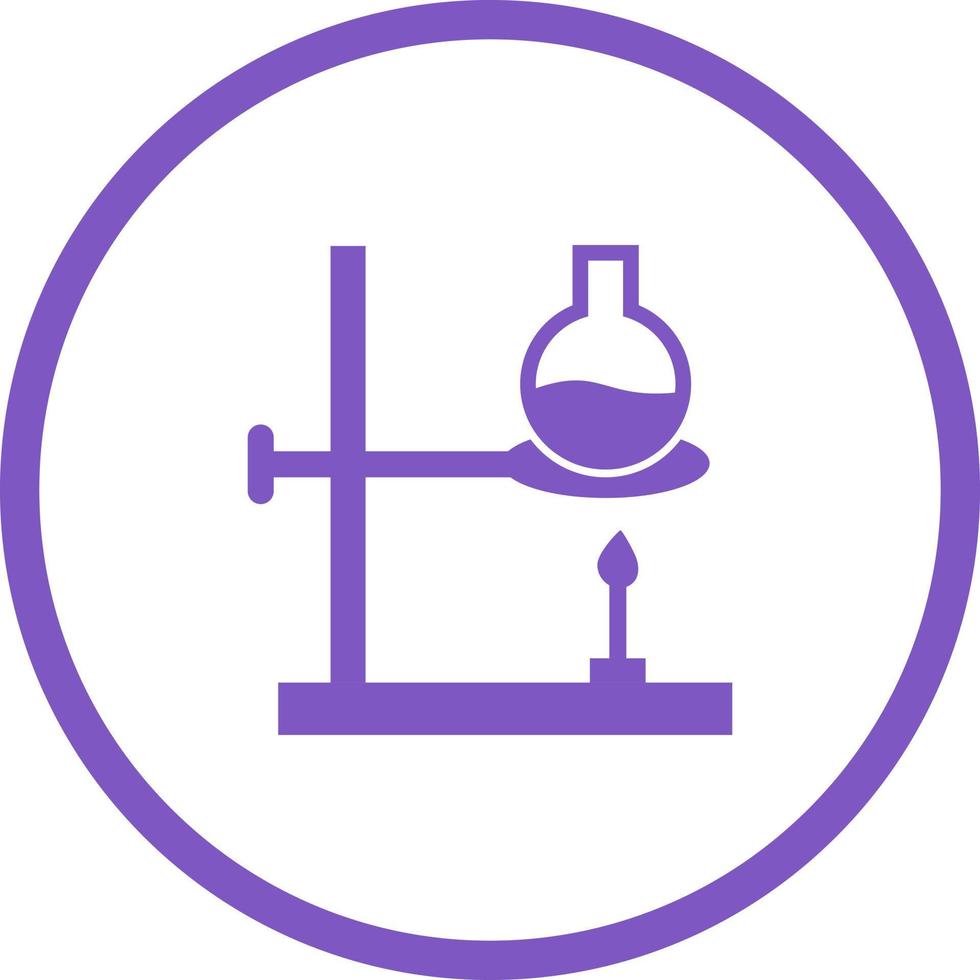 Unique Experiment Vector Glyph Icon