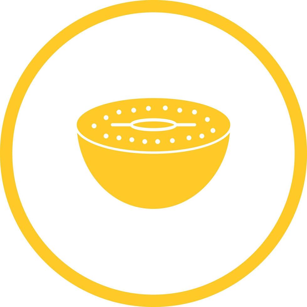 Unique Kiwi Vector Glyph Icon