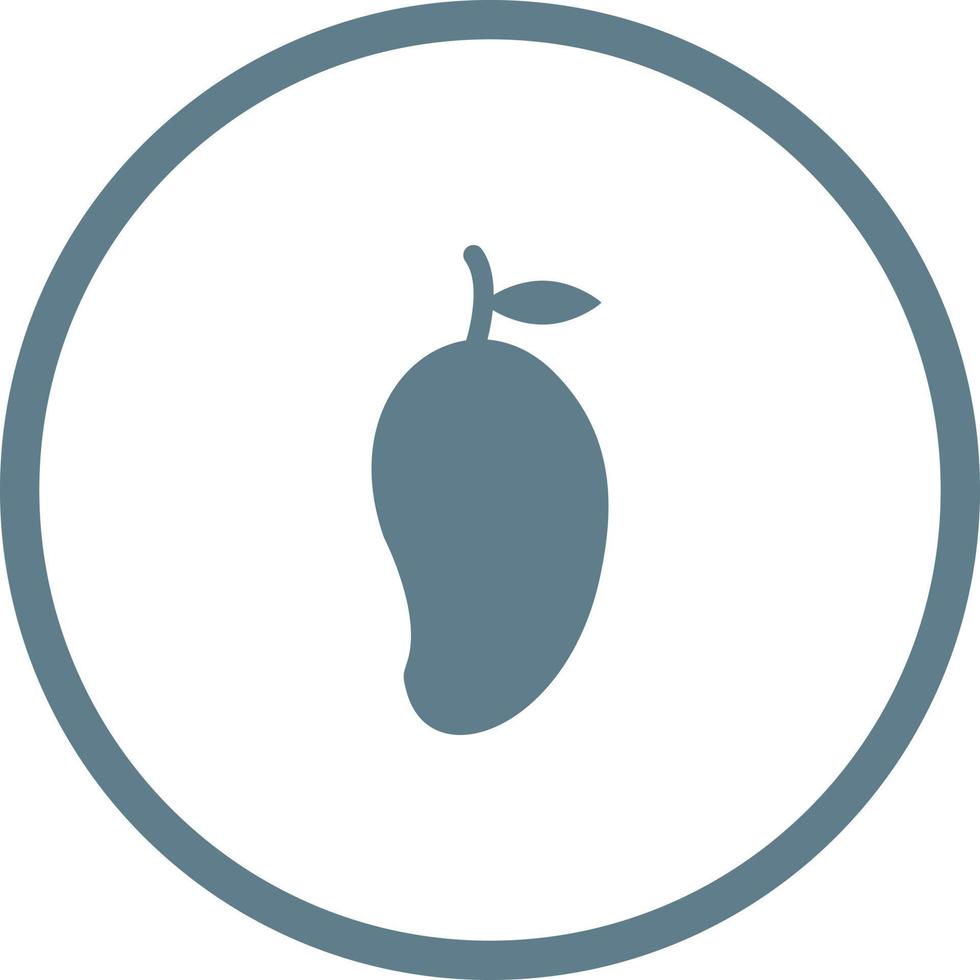 icono de glifo de vector de mango único