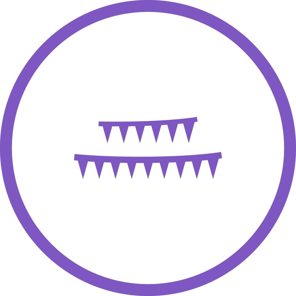 Unique Celebrations Flag Vector Glyph Icon