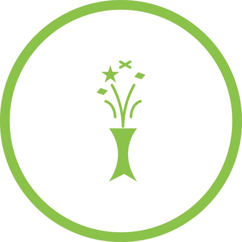 Unique Celebrations Vector Glyph Icon