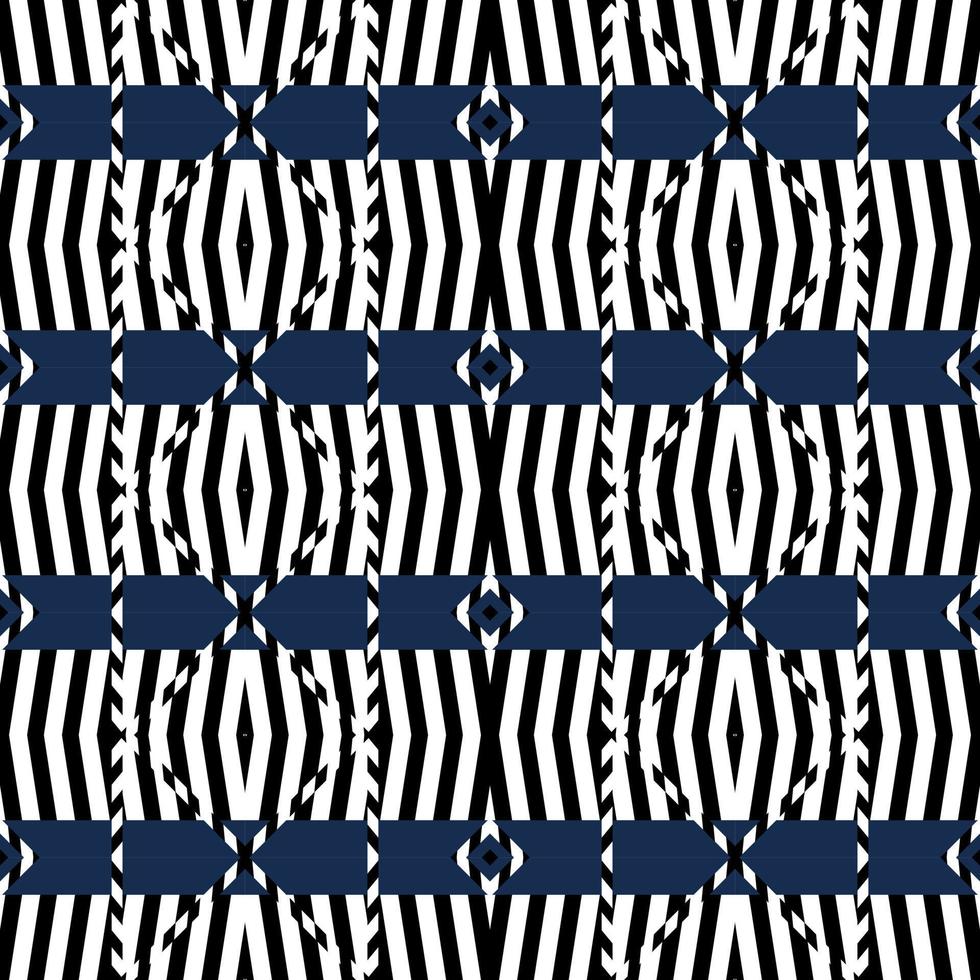 blue and white seamless geometric pattern background vector