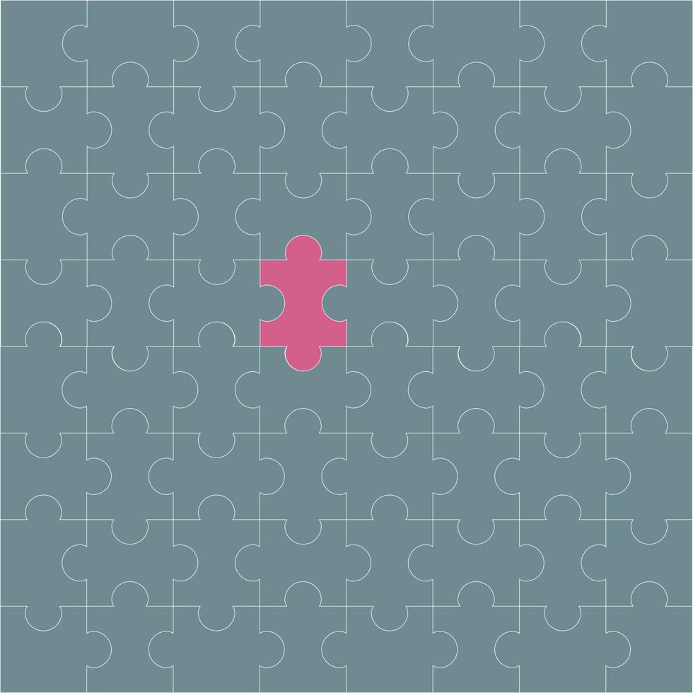 pattern with puzzle pieces background vector