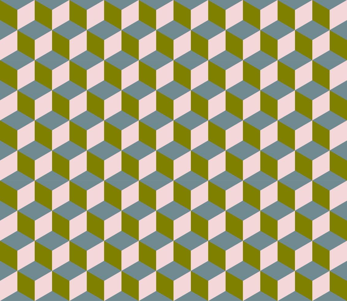 seamless geometric box pattern abstract background vector