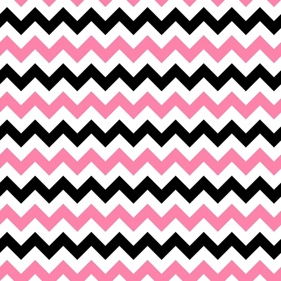 seamless pattern zig zag chevron black and white vector