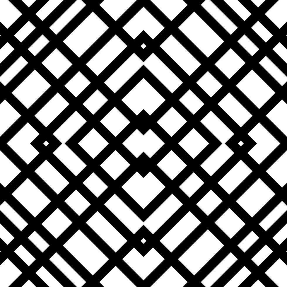 black and white seamless geometric pattern vector
