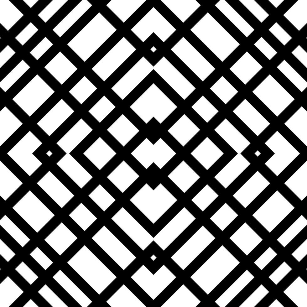 black and white seamless geometric pattern vector