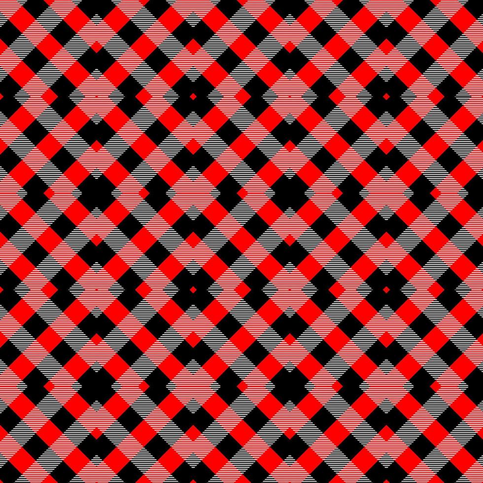 red plaid seamless geometric pattern background vector