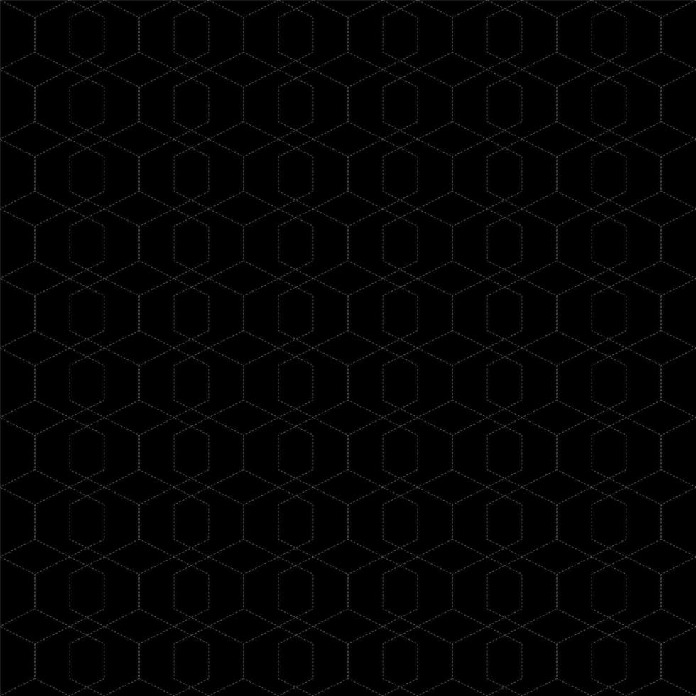 Vector polygon line geometric pattern black background