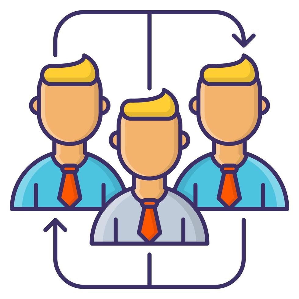 teamwork icon, suitable for a wide range of digital creative projects. vector