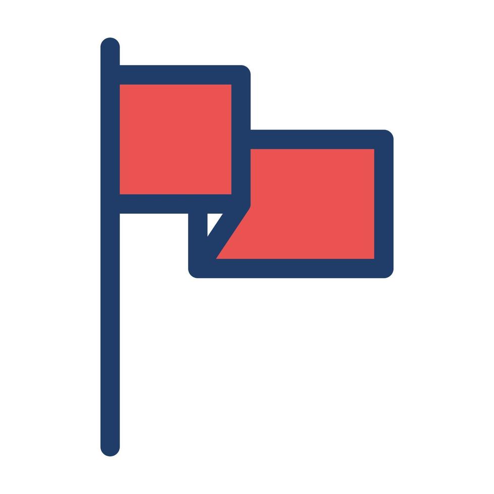 Flag icon, suitable for a wide range of digital creative projects. vector