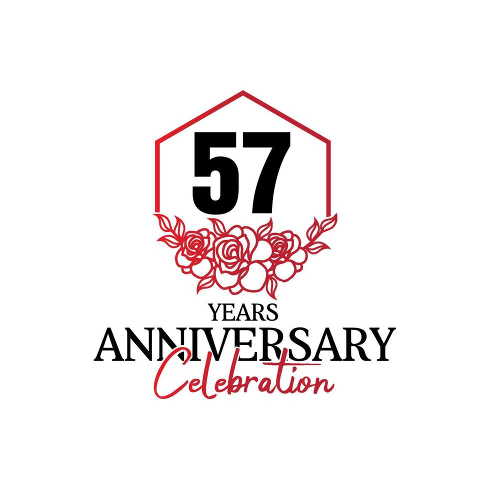 47 years anniversary logo, luxurious anniversary vector design celebration