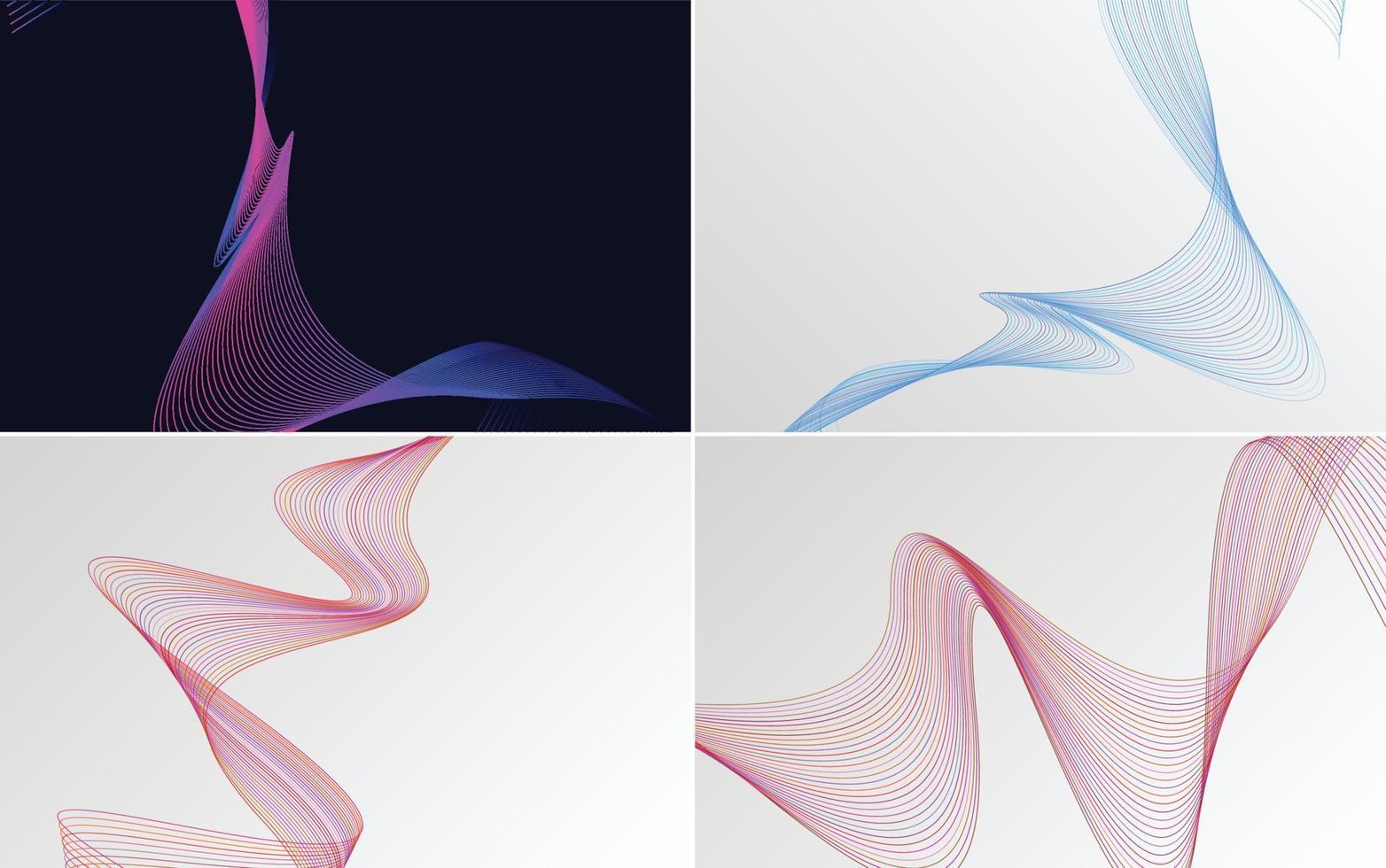 Use these vector backgrounds to add a modern touch to your project