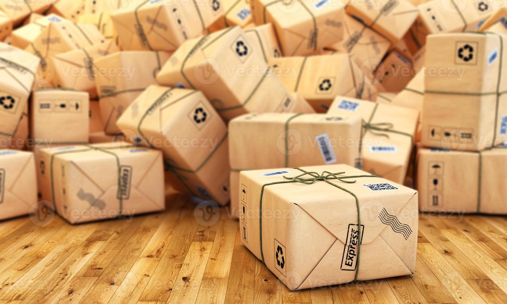 Fragile Carton Box Packaging, Shopping Carton BoxDelivery. 17071953