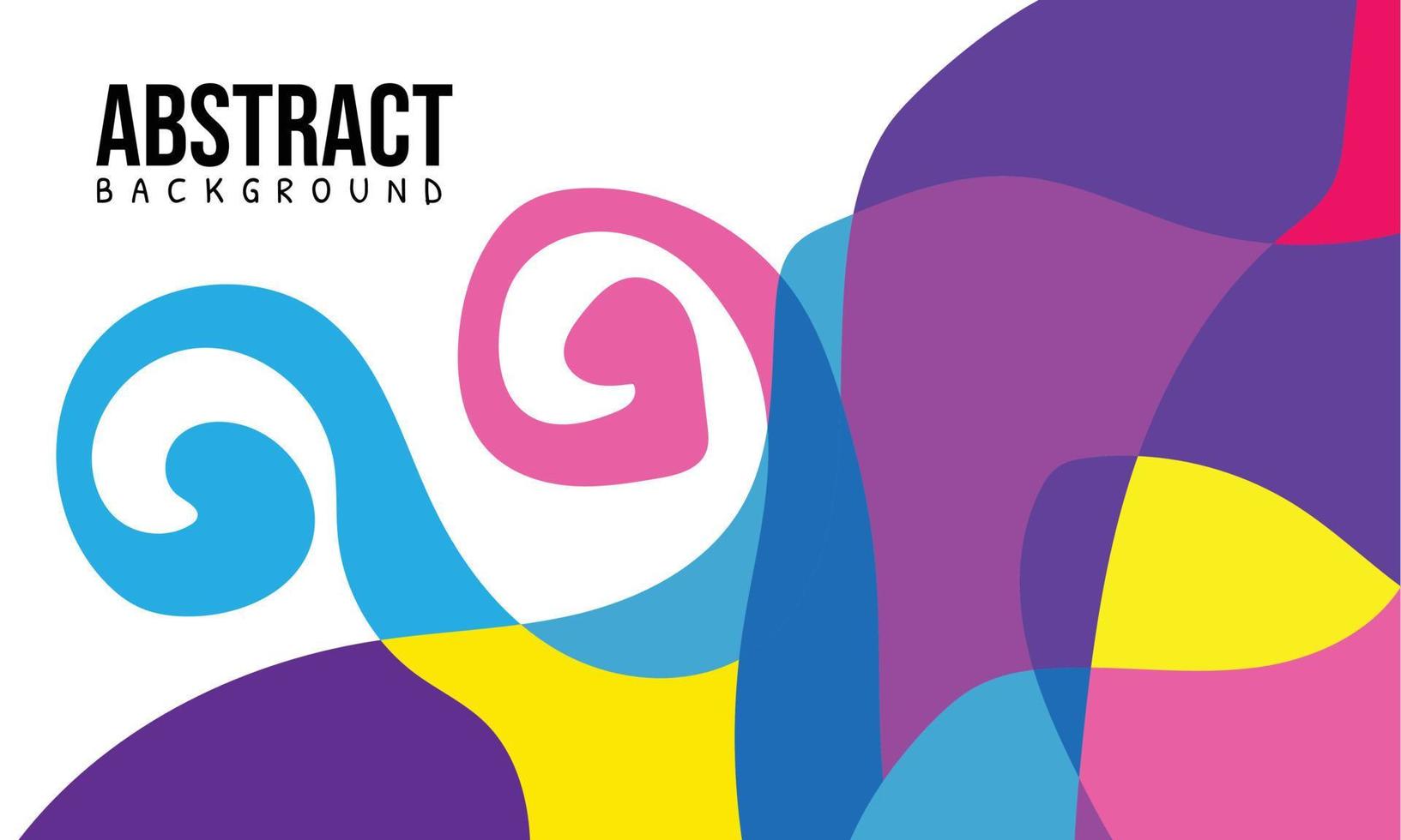 Colorful Abstract Fluid and Geometric Background Template. Suitable for