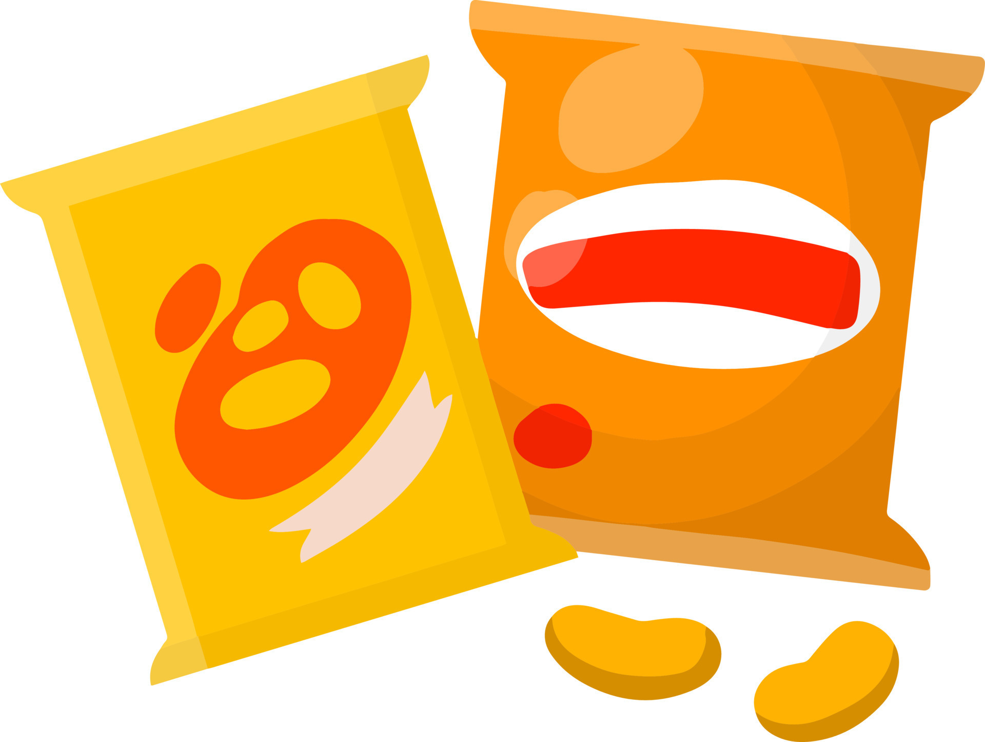 set-of-different-snacks-junk-street-food-cartoon-flat-illustration