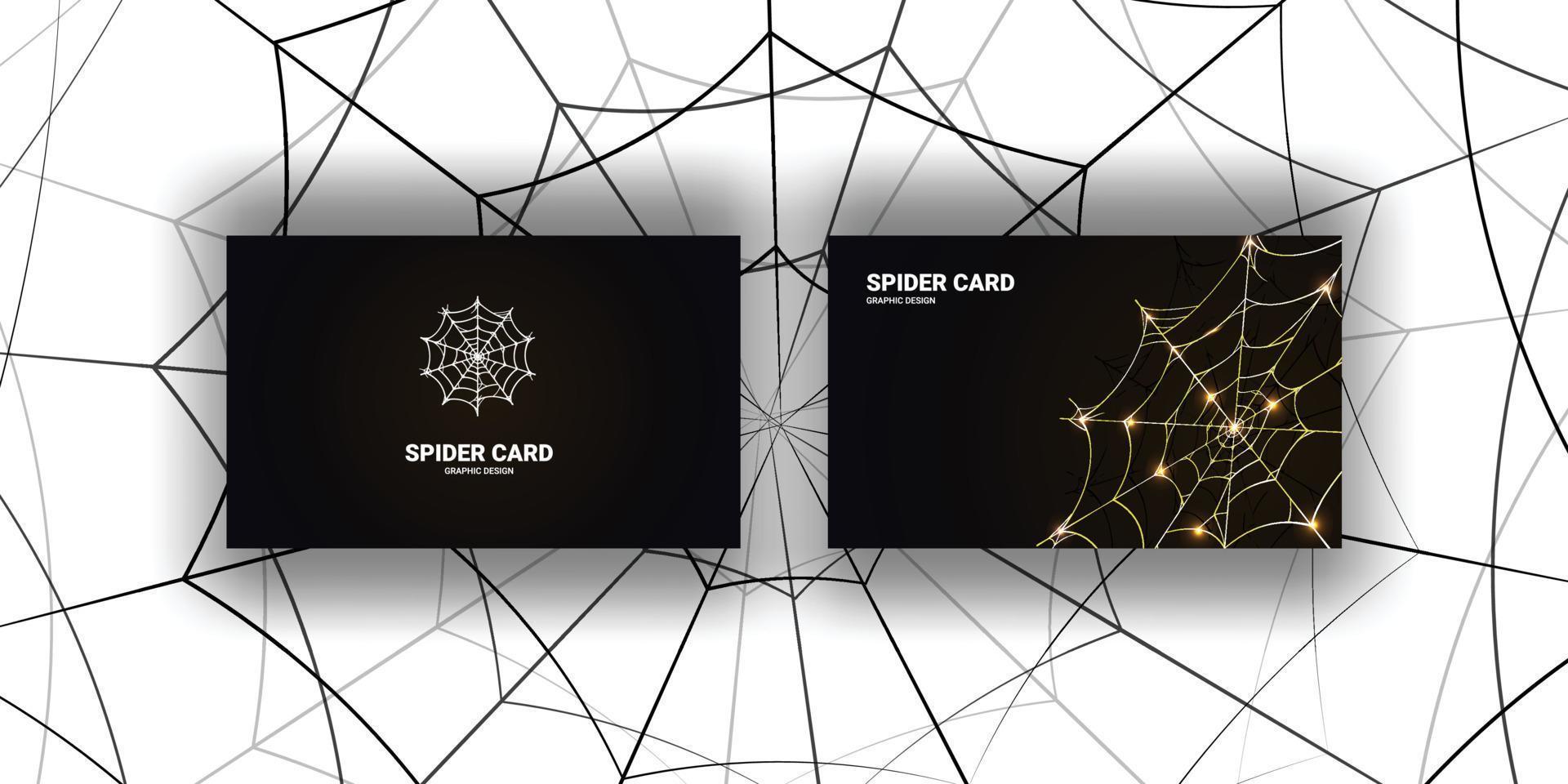 card design background spider webs sustaible use for cover, poster, banners, etc. vector