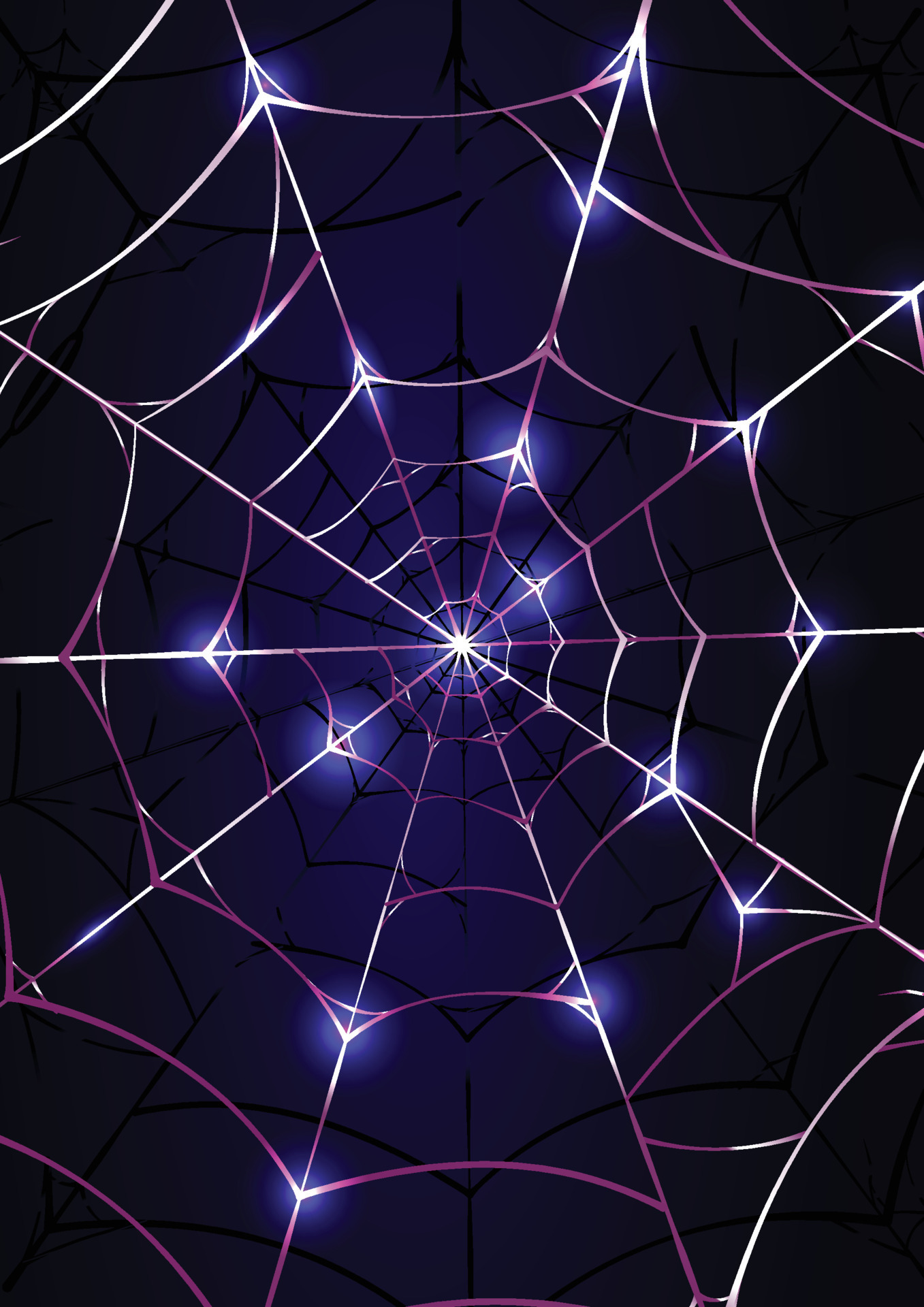 spider webs cover Background elegant purple use for cover design