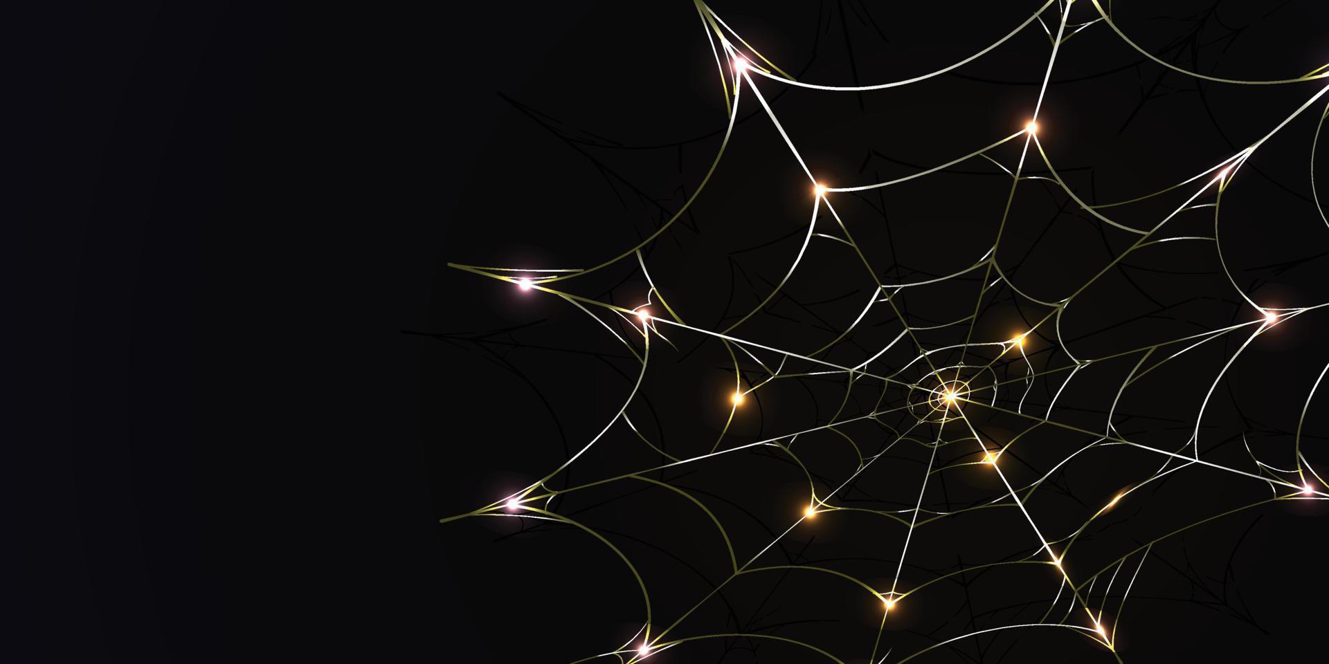 spider webs Background elegant gold can be used according to your needs vector