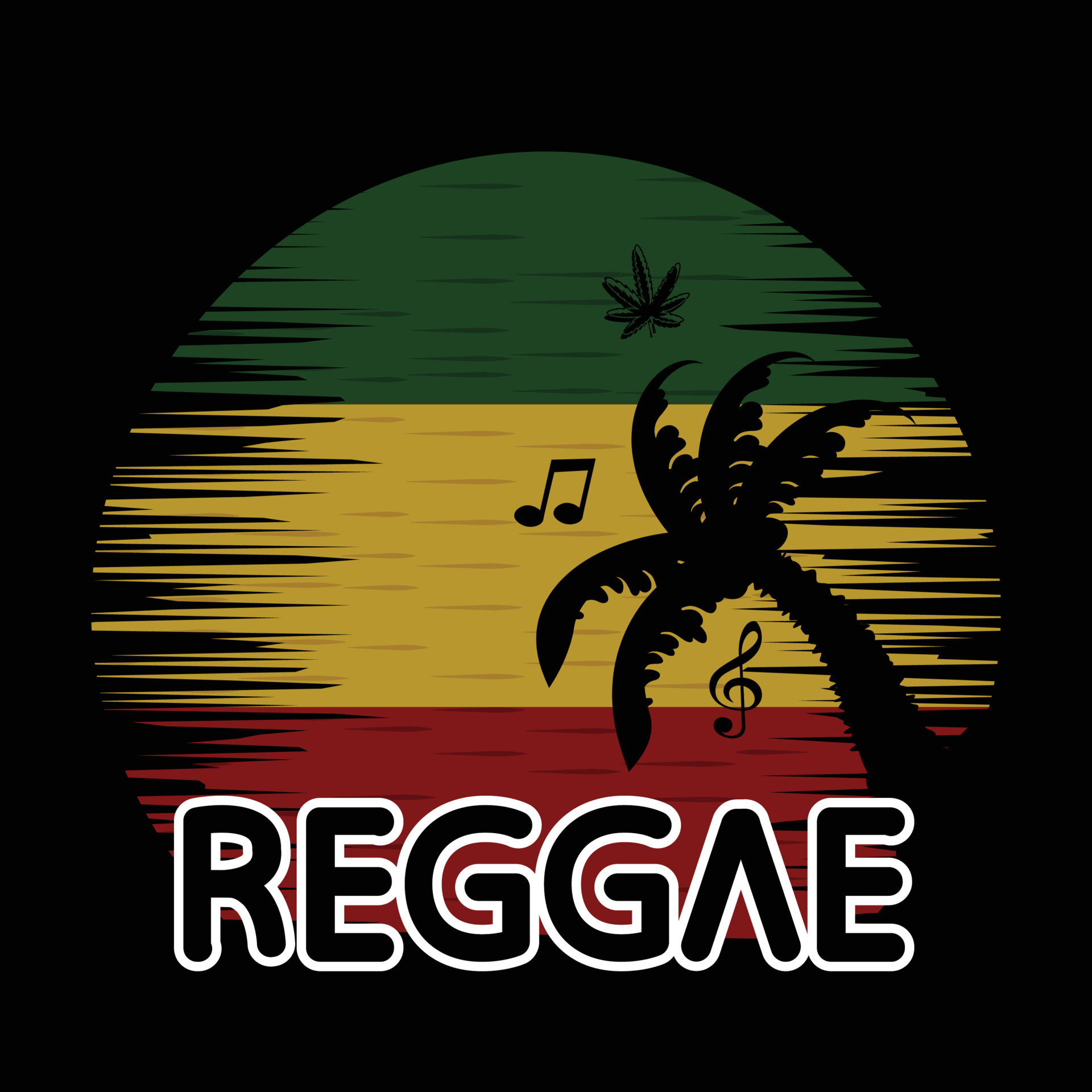 reggae themed festival music background with musical notes composition reggae themed festival music background with musical notes composition