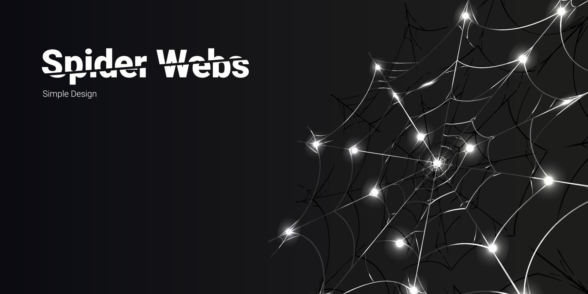 spider webs Background elegant monochrome color can be used according to your needs vector