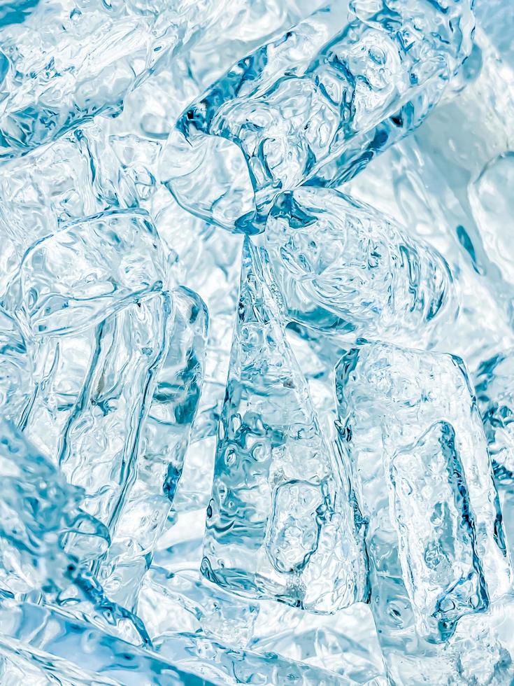 Ice cubes background, ice cube texture or background It makes me feel fresh and feel good, Made for beverage or refreshment business. photo
