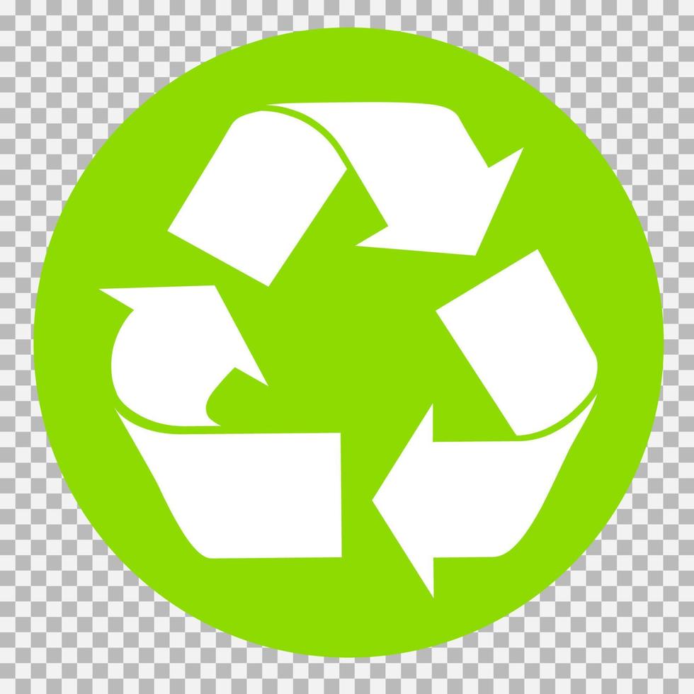 conjunto de símbolos de reciclaje universal vectorial. vector