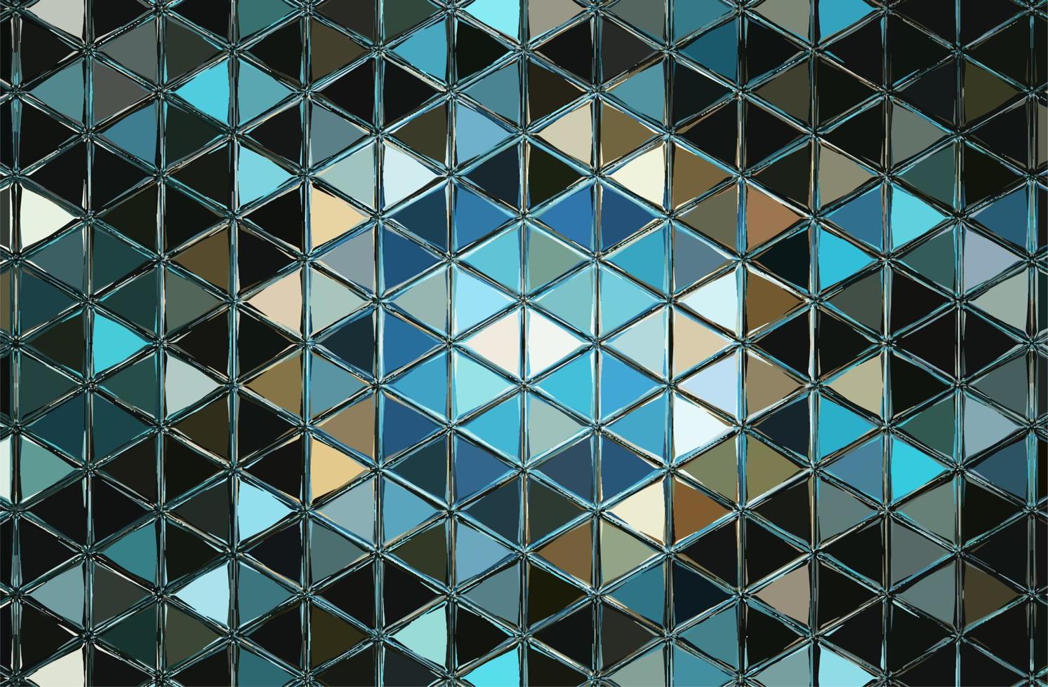 ilustración vectorial de fondo vitrage abstracto. patrón de vidrieras decorativas para el diseño de carteles, portadas, volantes y folletos. vector