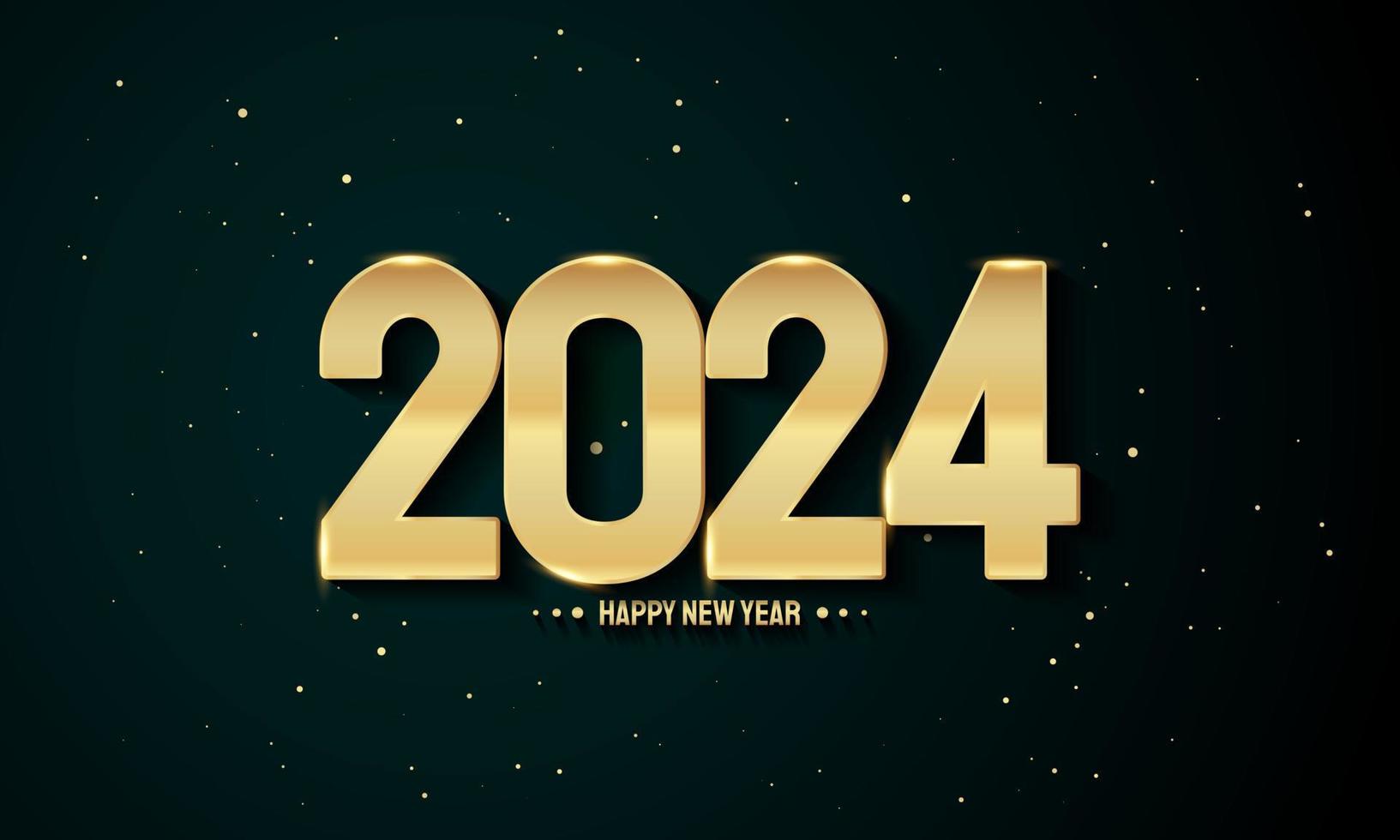 2024 Happy New Year Background Design. Vector Illustration. 17074946