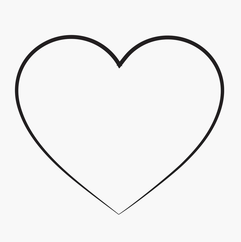 Collection of heart illustration vector