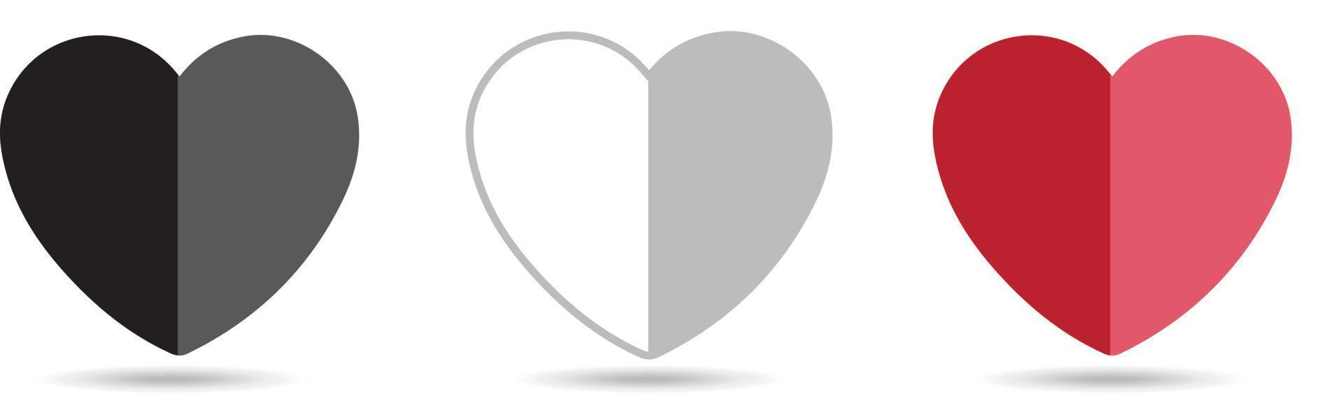 Vector collection heart