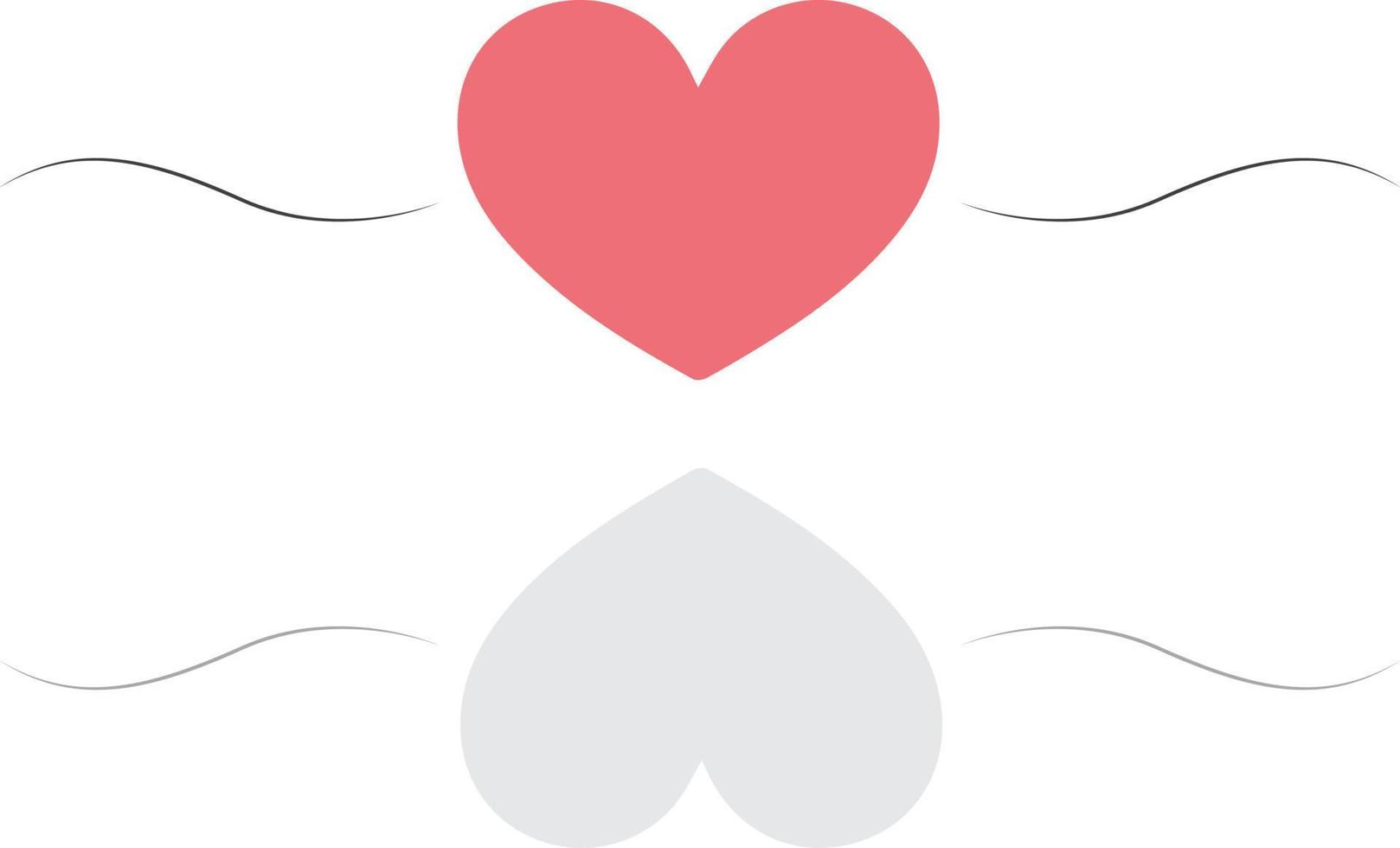 Collection of heart illustrations, Love symbol icon set vector