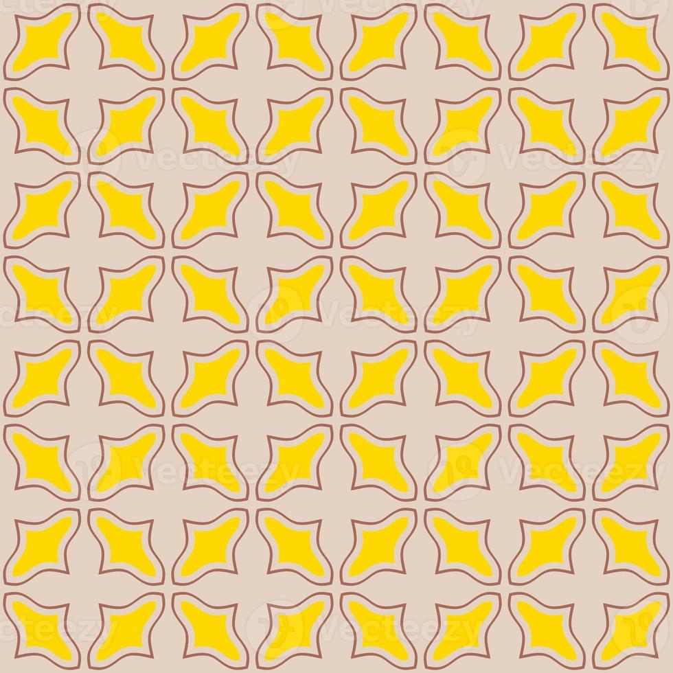 Retro kaleidoscope pattern in the style of the 70s and 60s. Geometric pattern photo