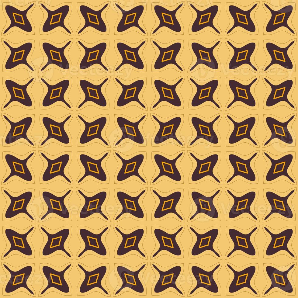 Retro kaleidoscope pattern in the style of the 70s and 60s. Geometric pattern photo