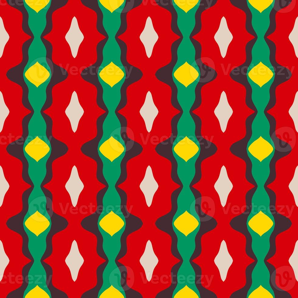 Retro kaleidoscope pattern in the style of the 70s and 60s. Geometric pattern photo