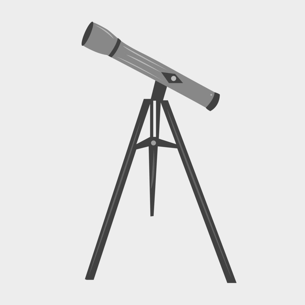 Astronomical space telescope vector illustration for graphic design and decorative element