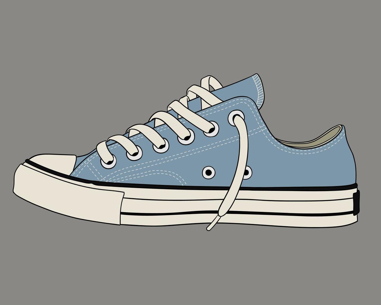 The Most Famous Sneaker for Teenagers and All Ages vector