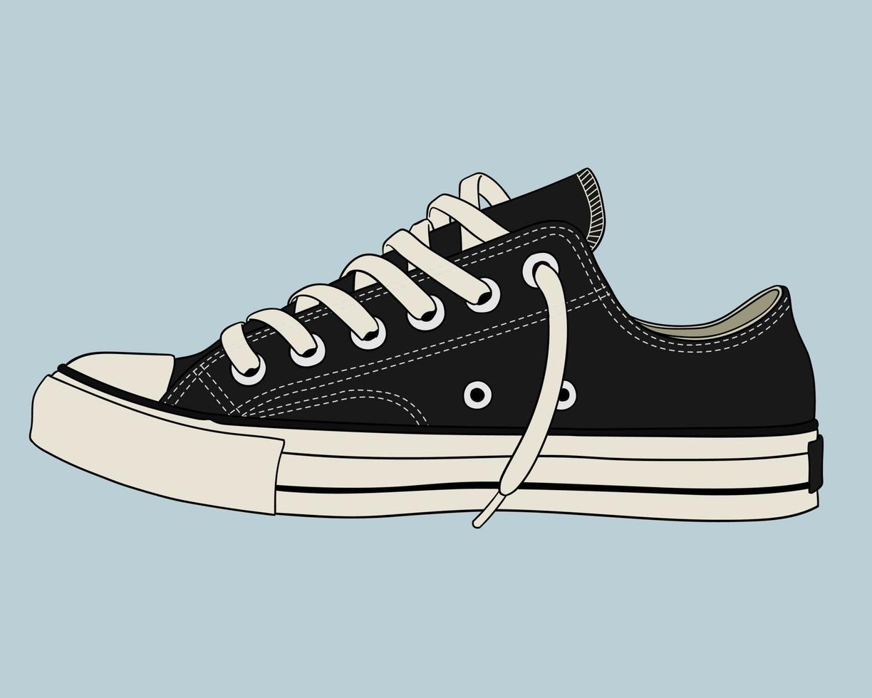 The Most Famous Sneaker for Teenagers and All Ages vector