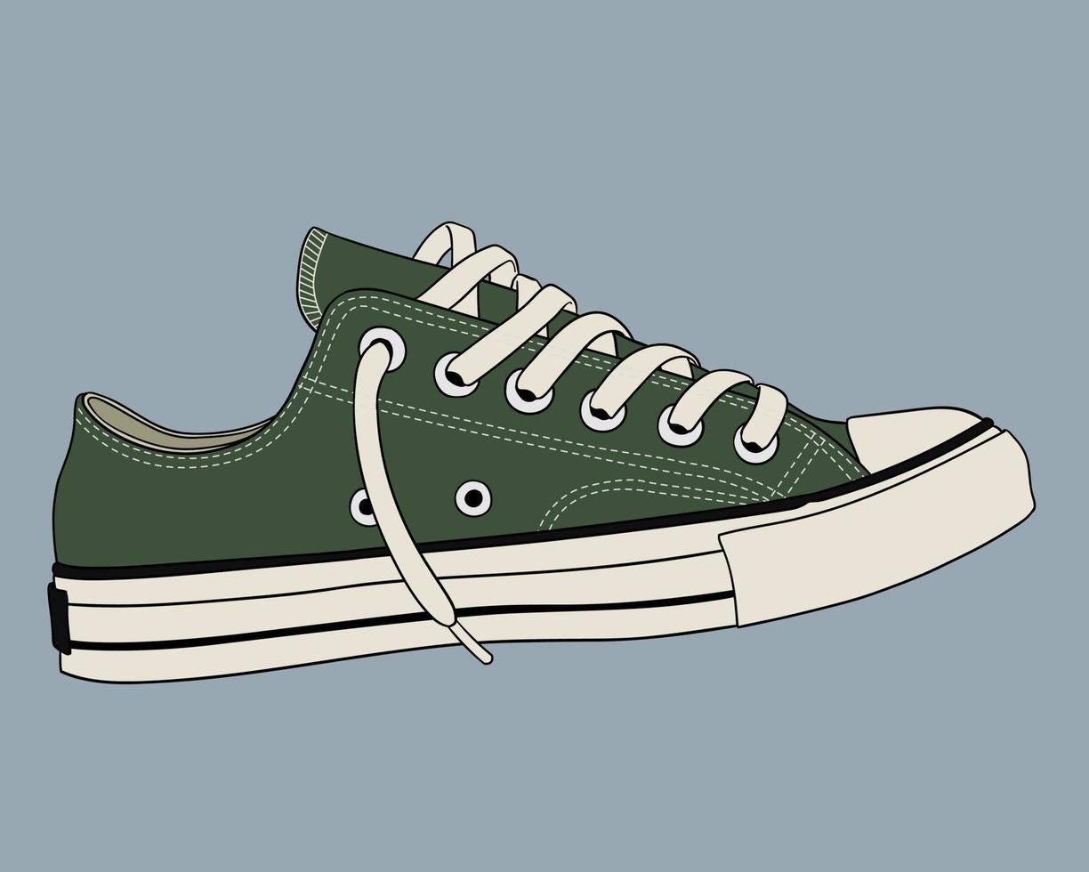 The Most Famous Sneaker for Teenagers and All Ages vector