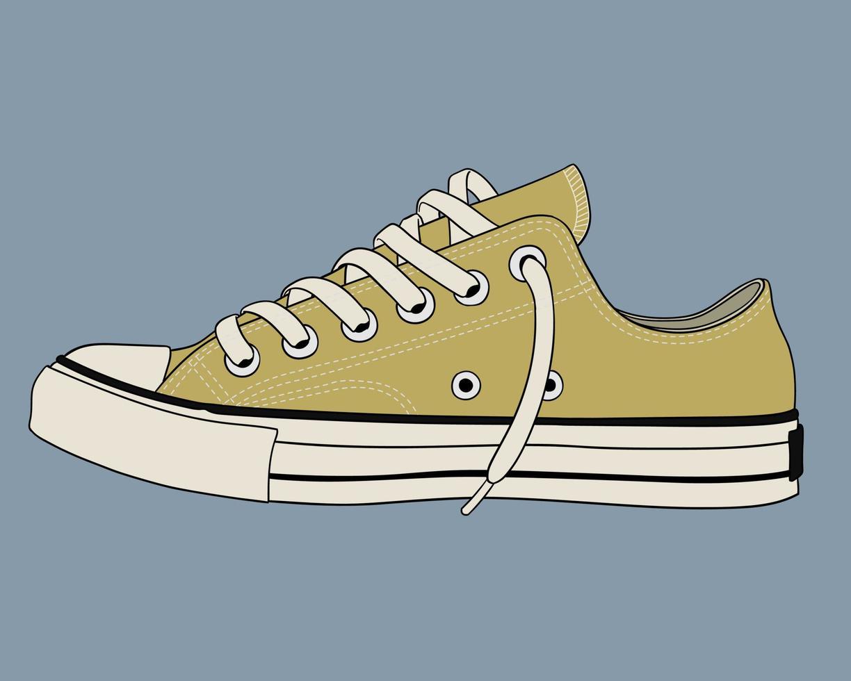 The Most Famous Sneaker for Teenagers and All Ages vector