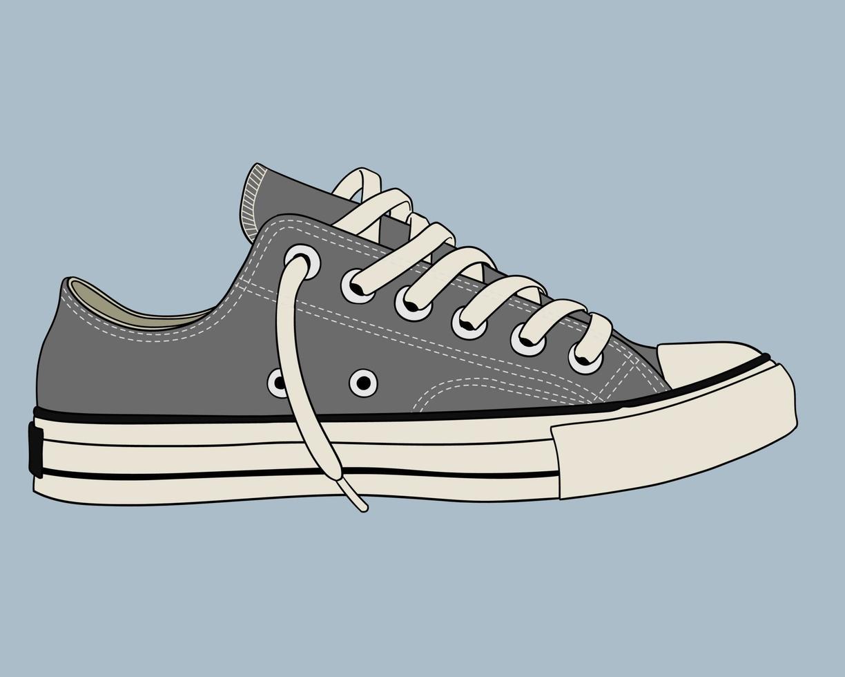 The Most Famous Sneaker for Teenagers and All Ages vector