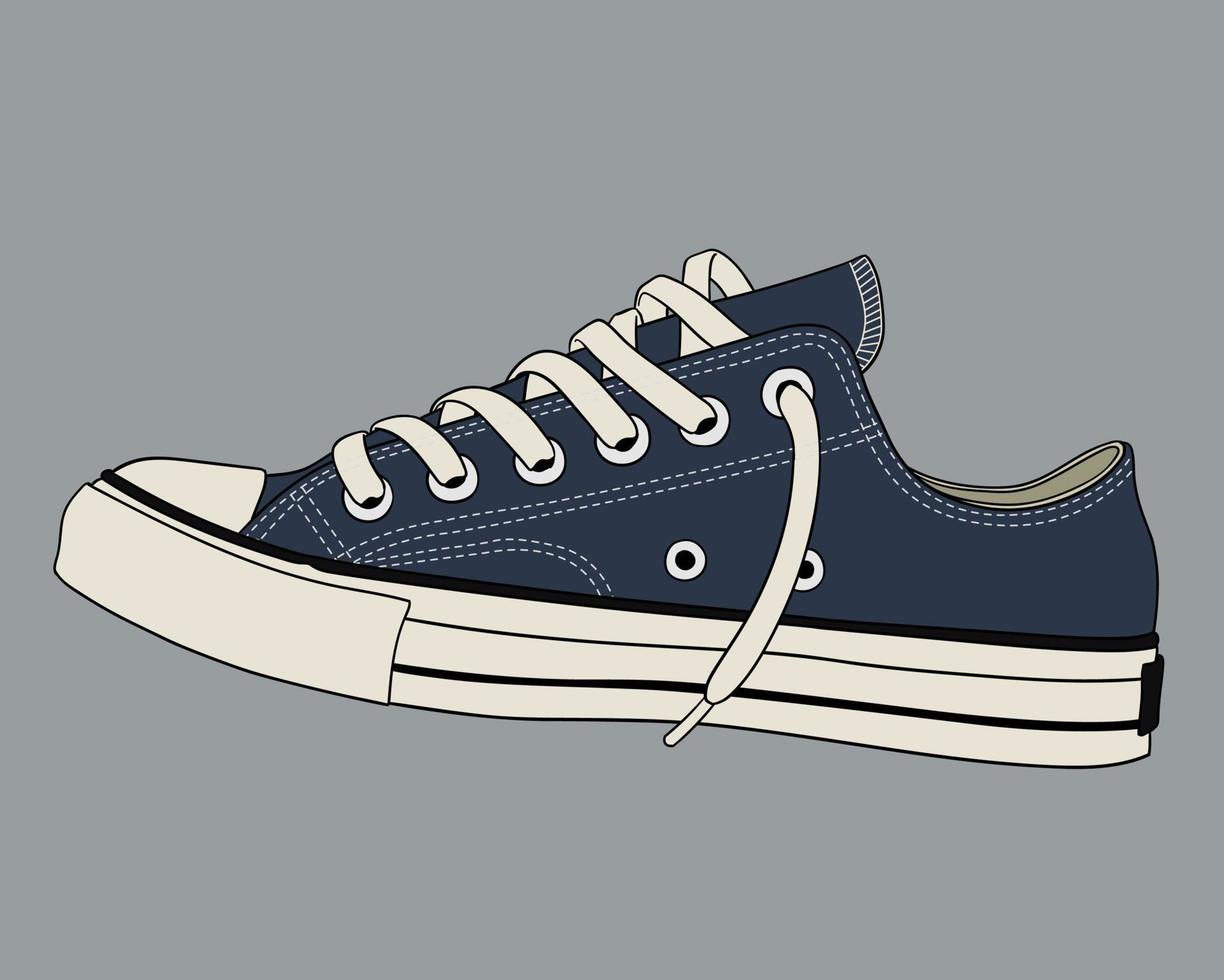 The Most Famous Sneaker for Teenagers and All Ages vector