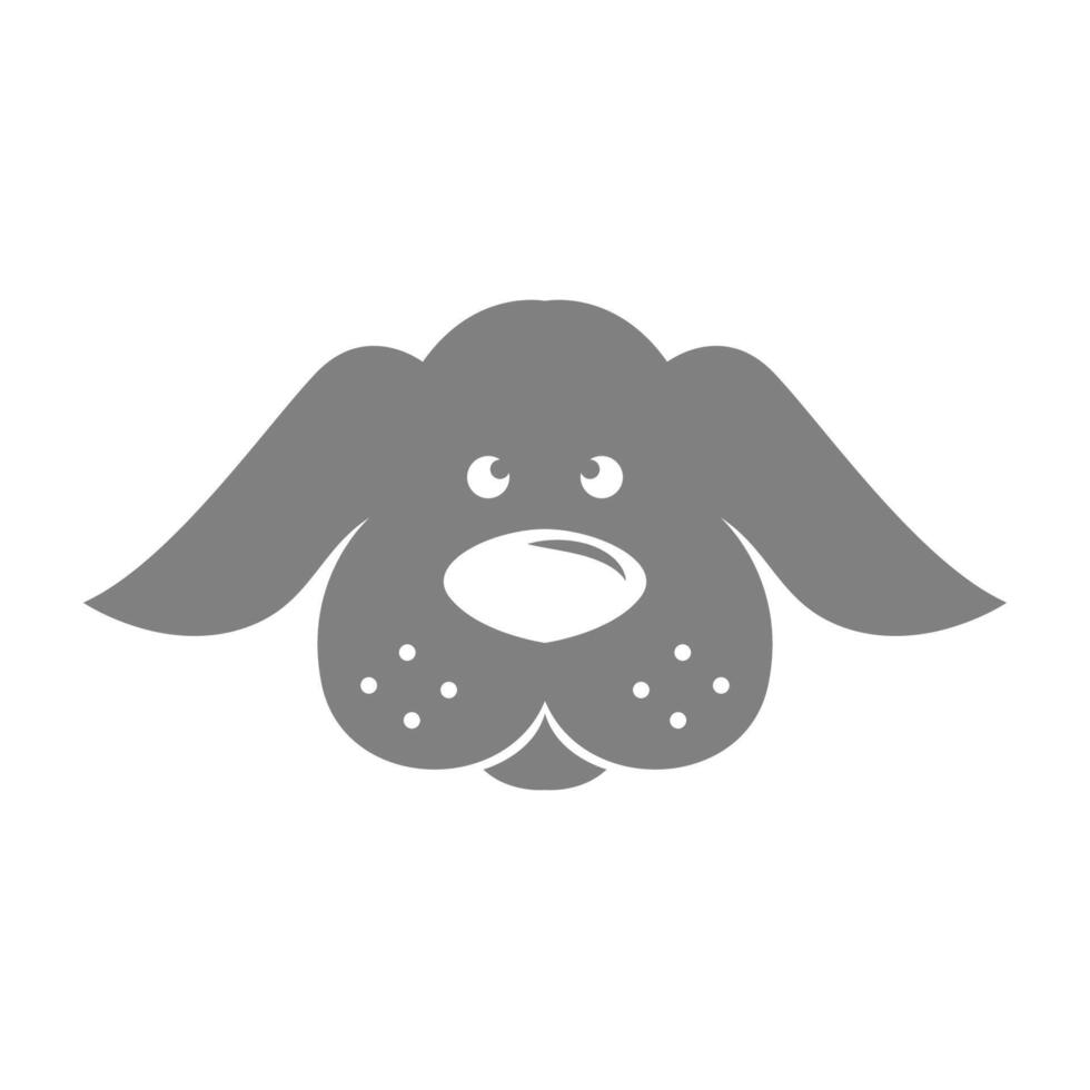 diseño de logotipo de icono de cachorro vector