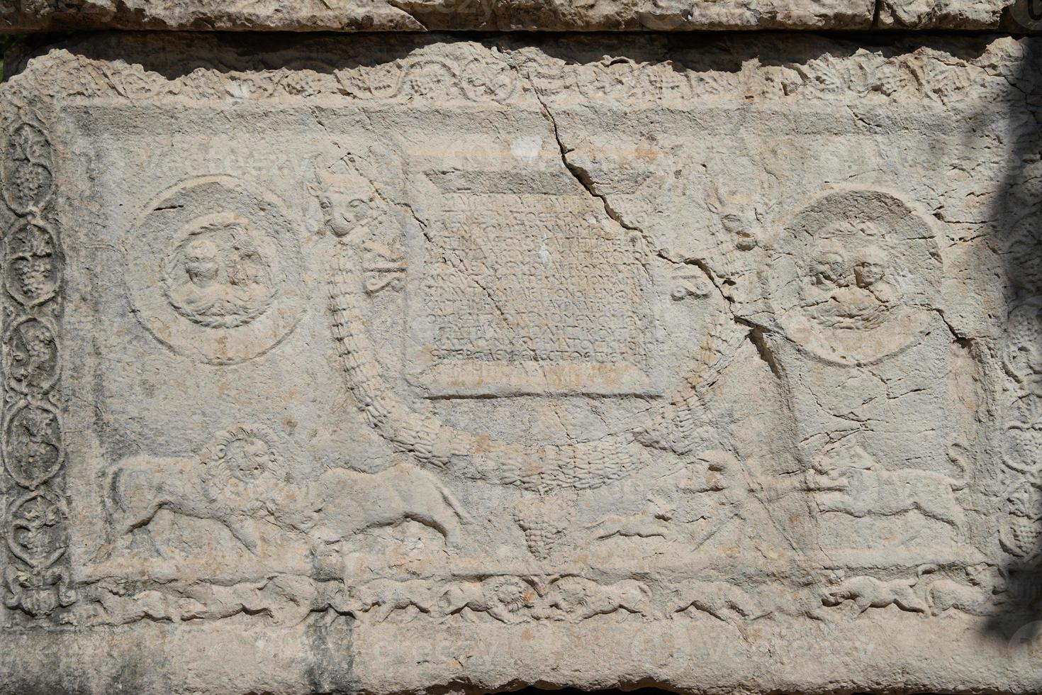 Sarcophagus in Antalya Archeological Museum, Antalya, Turkiye photo